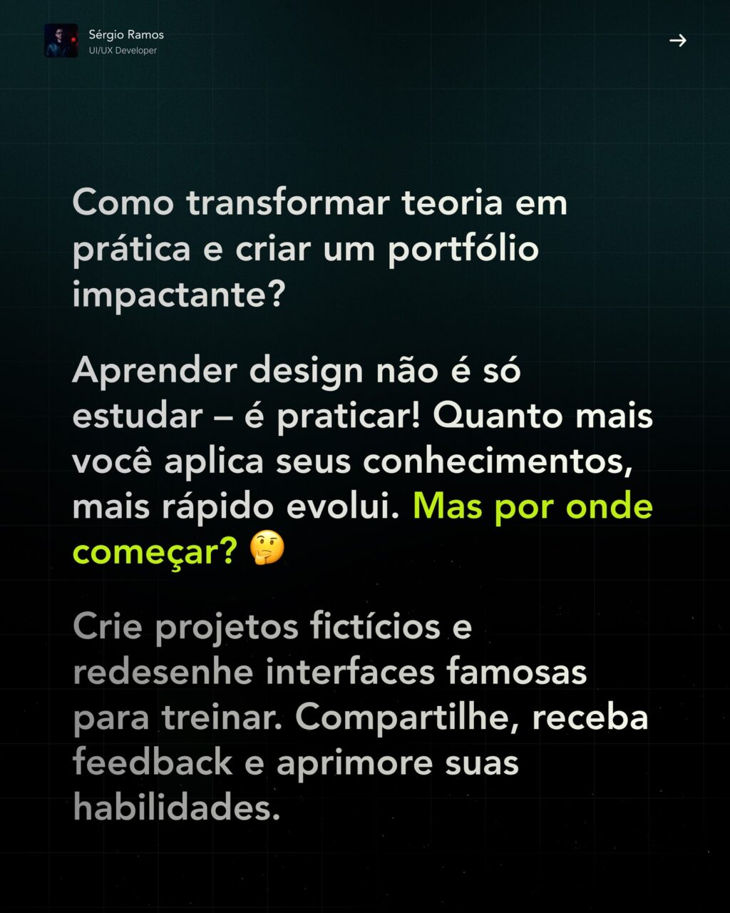 Instagram post from sergiosdesigner. This post is in position 4.