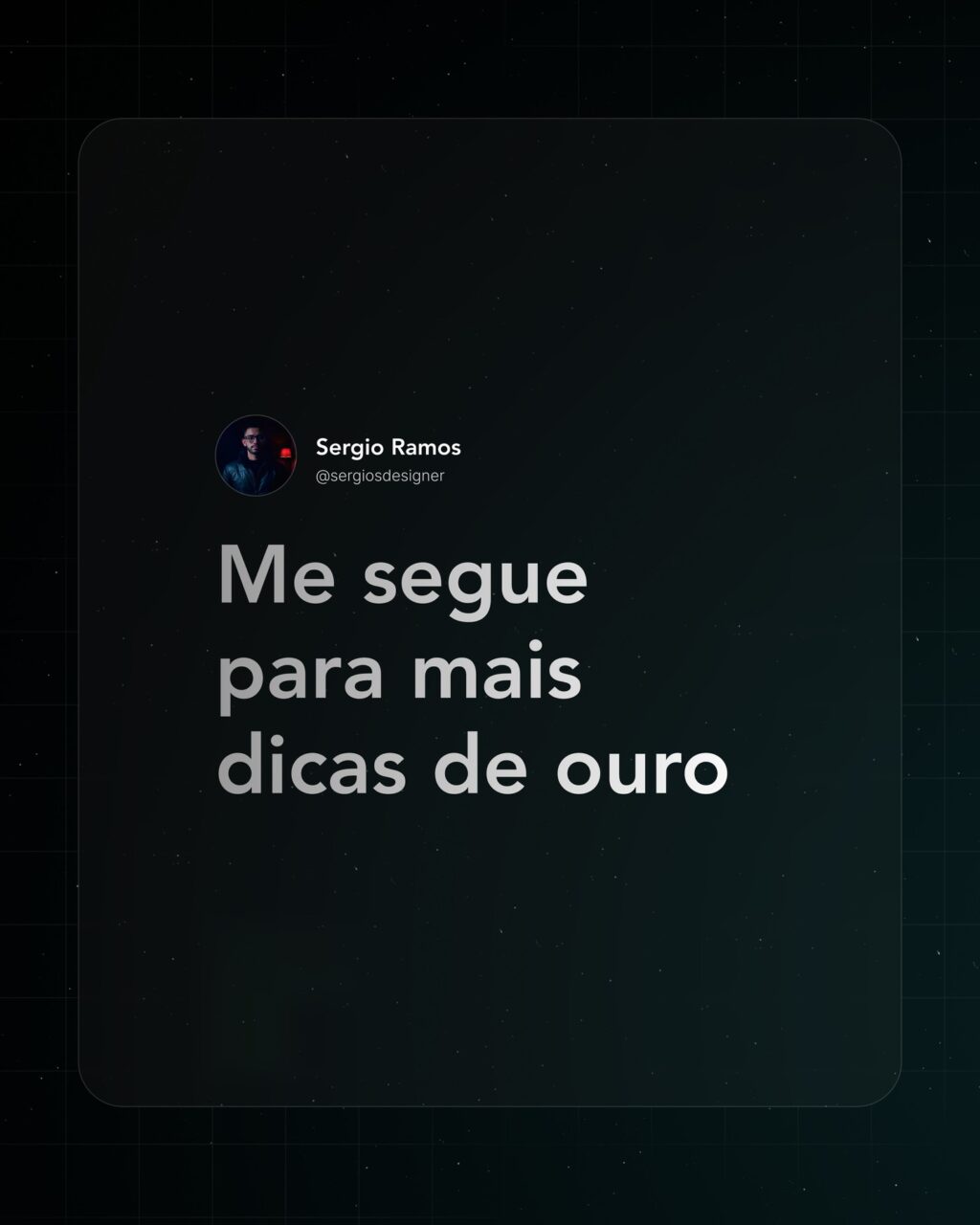 Instagram post from sergiosdesigner. This post is in position 7.